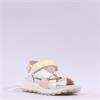 Hispanitas Ambar T-Bar Velcro Sandal - White Beige